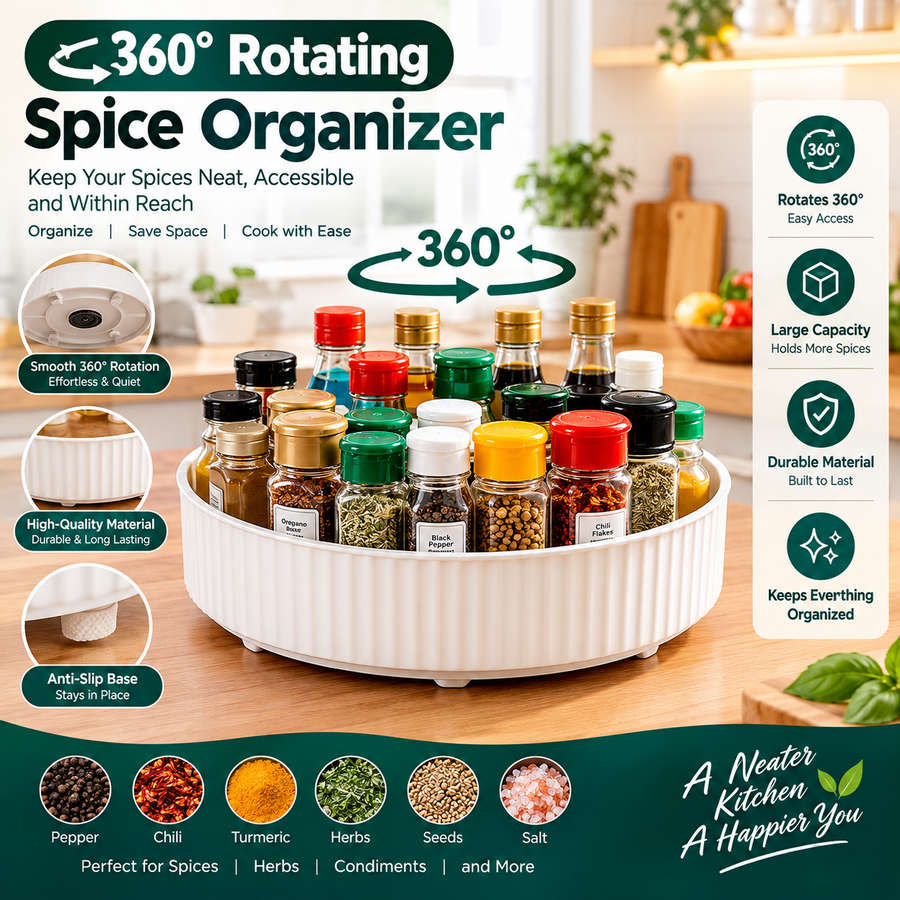 360° Rotating Spice Organizer